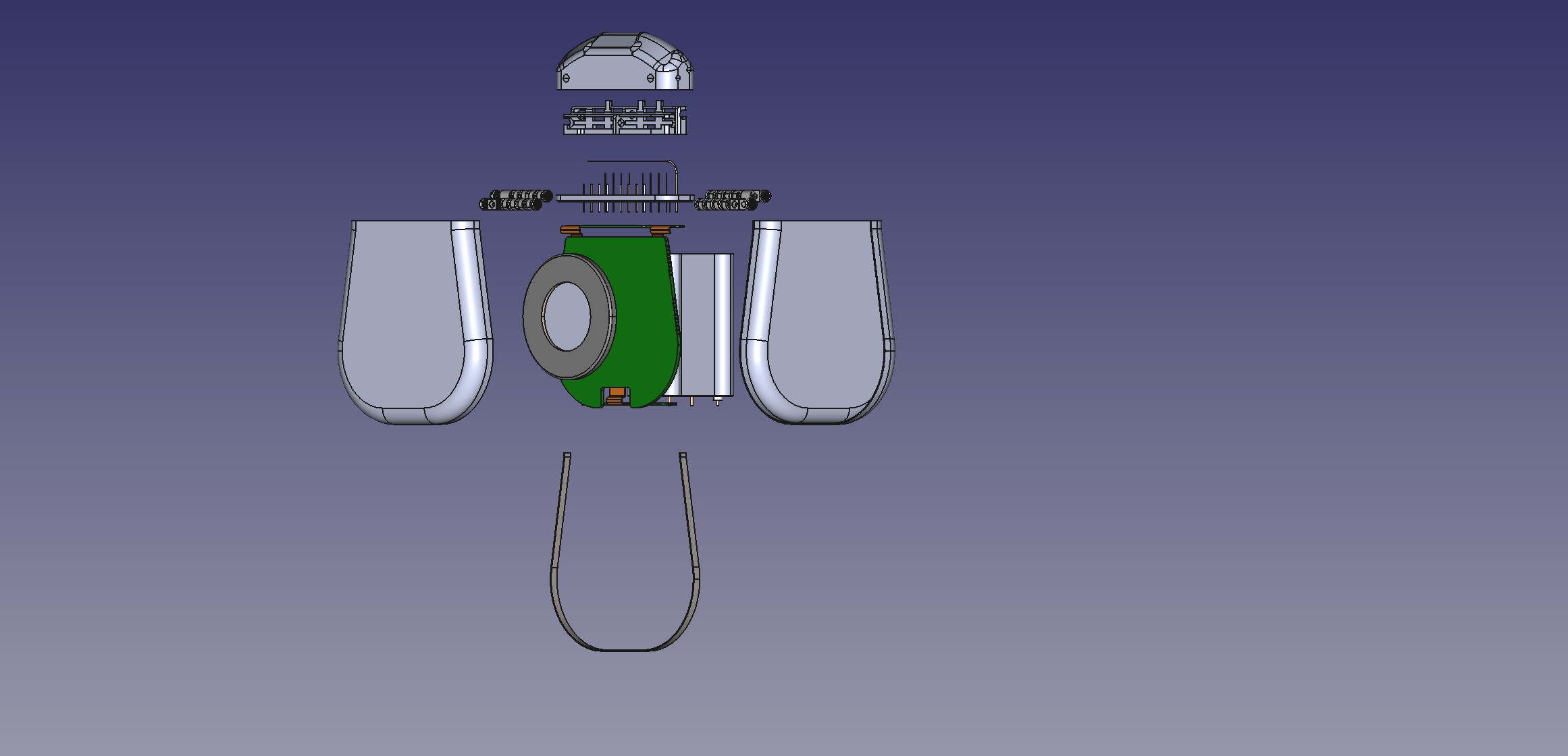 Exploded view of IPG