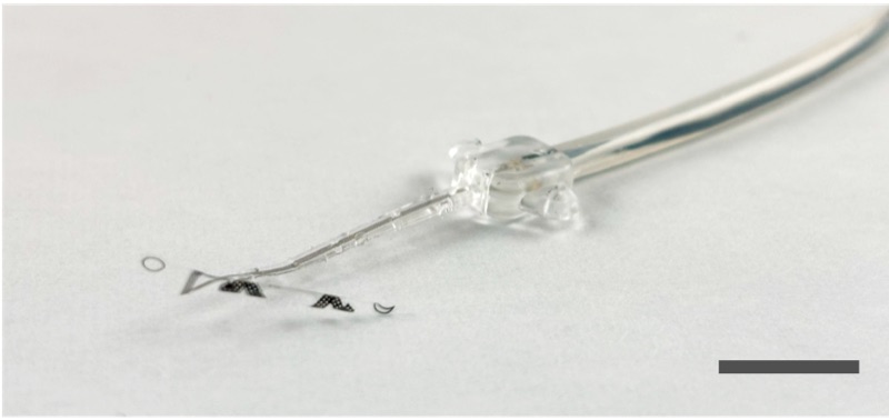 Sub-mm Parylene Cuff electrode